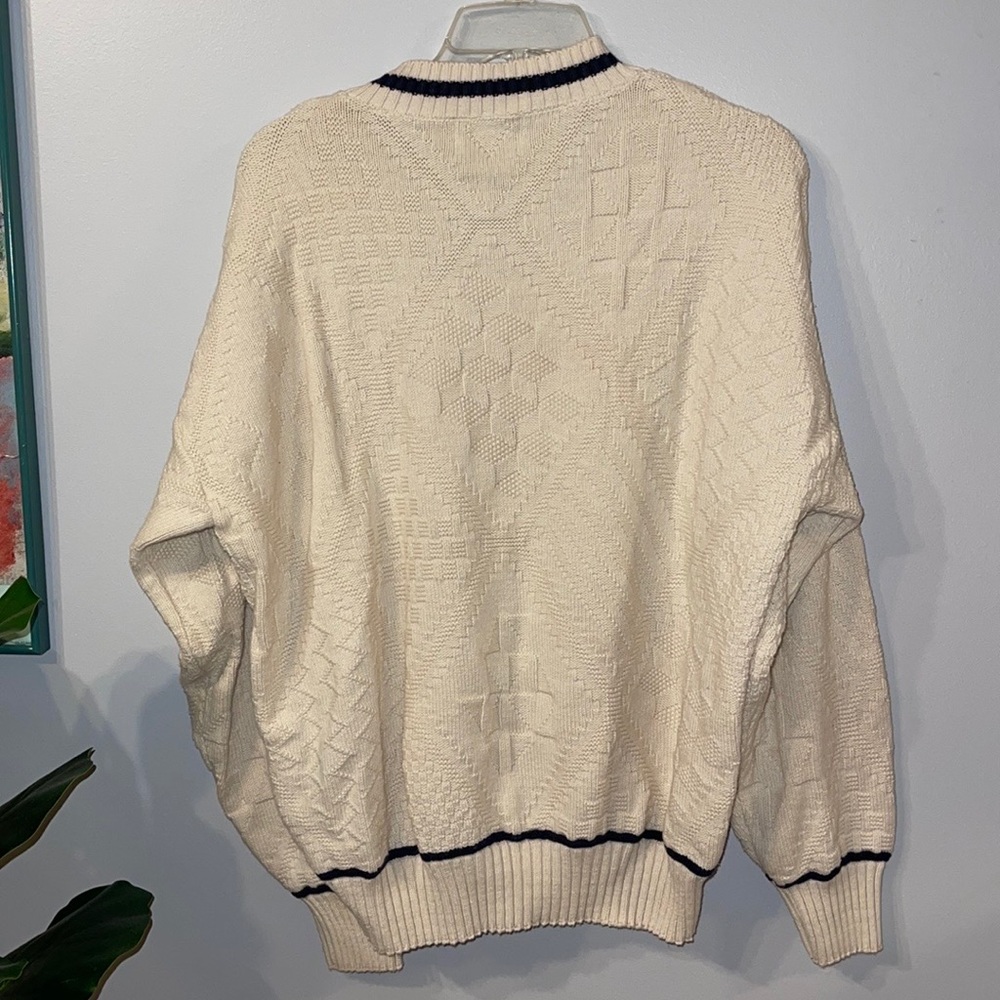 Vintage Nutmeg Made in USA Country Lakes C.C. Embroidered Sweater - Picture 4 of 4